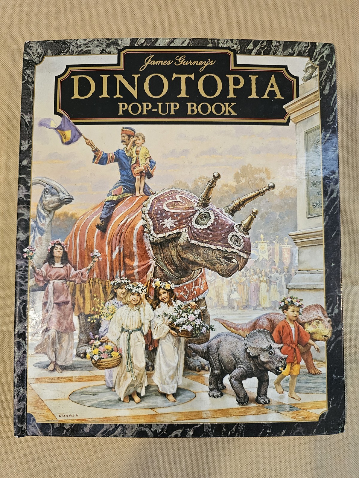Vintage James Gurney’s Dinotopia Pop-Up Book