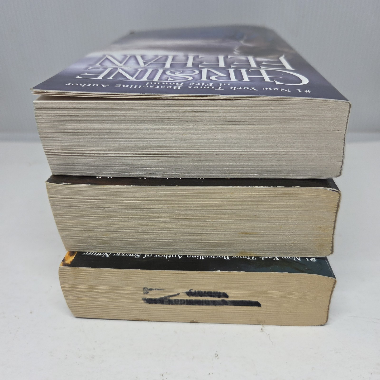 Christine Feehan Cat’s Lair Bound Together Leopard’s Prey 3 MM Paperbacks 1st Ed