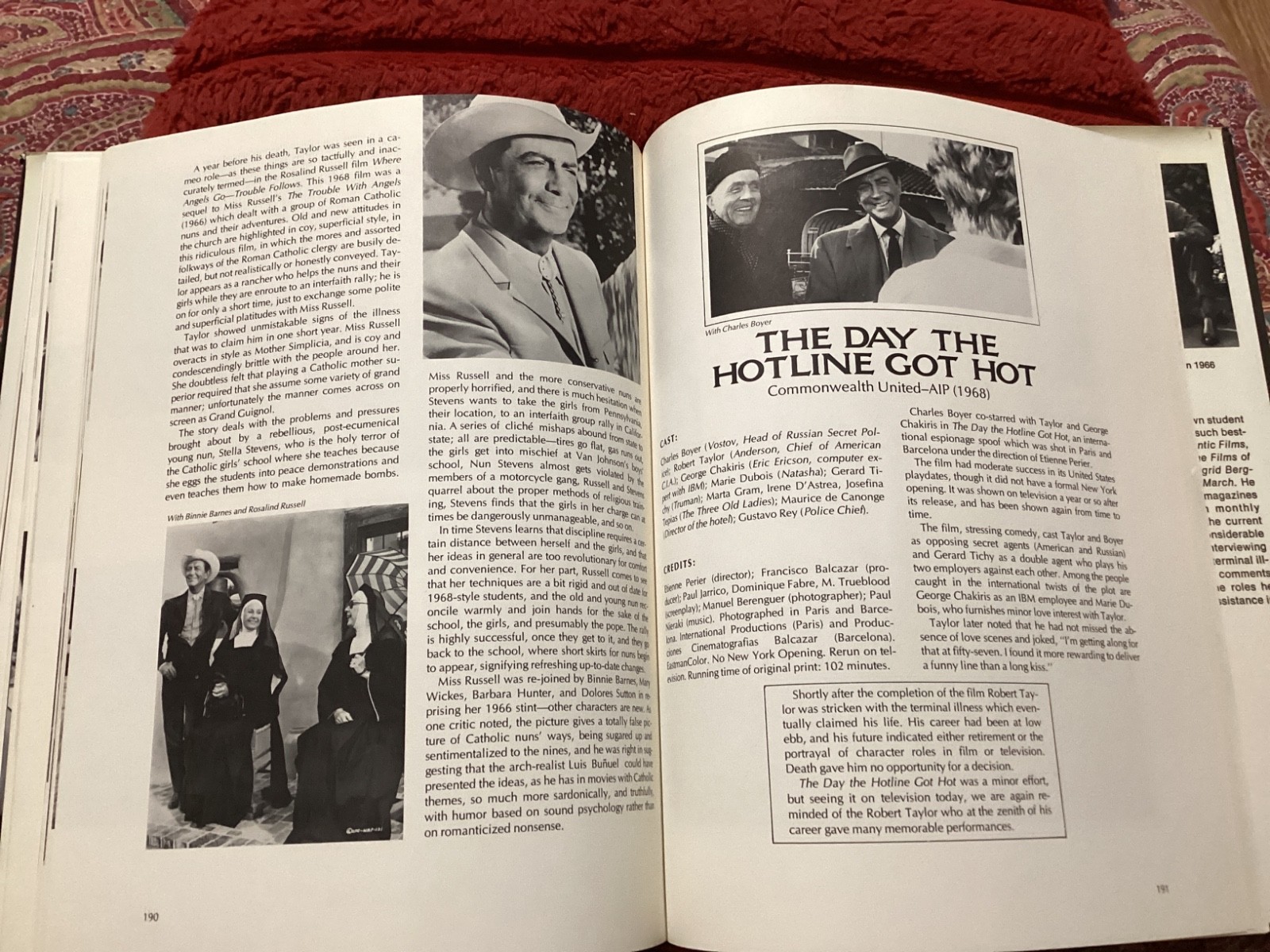 FILMS OF ROBERT TAYLOR, 1975 HC/DJ, VG. COND, 223 PAGES/ FREE POSTAGE!!!!