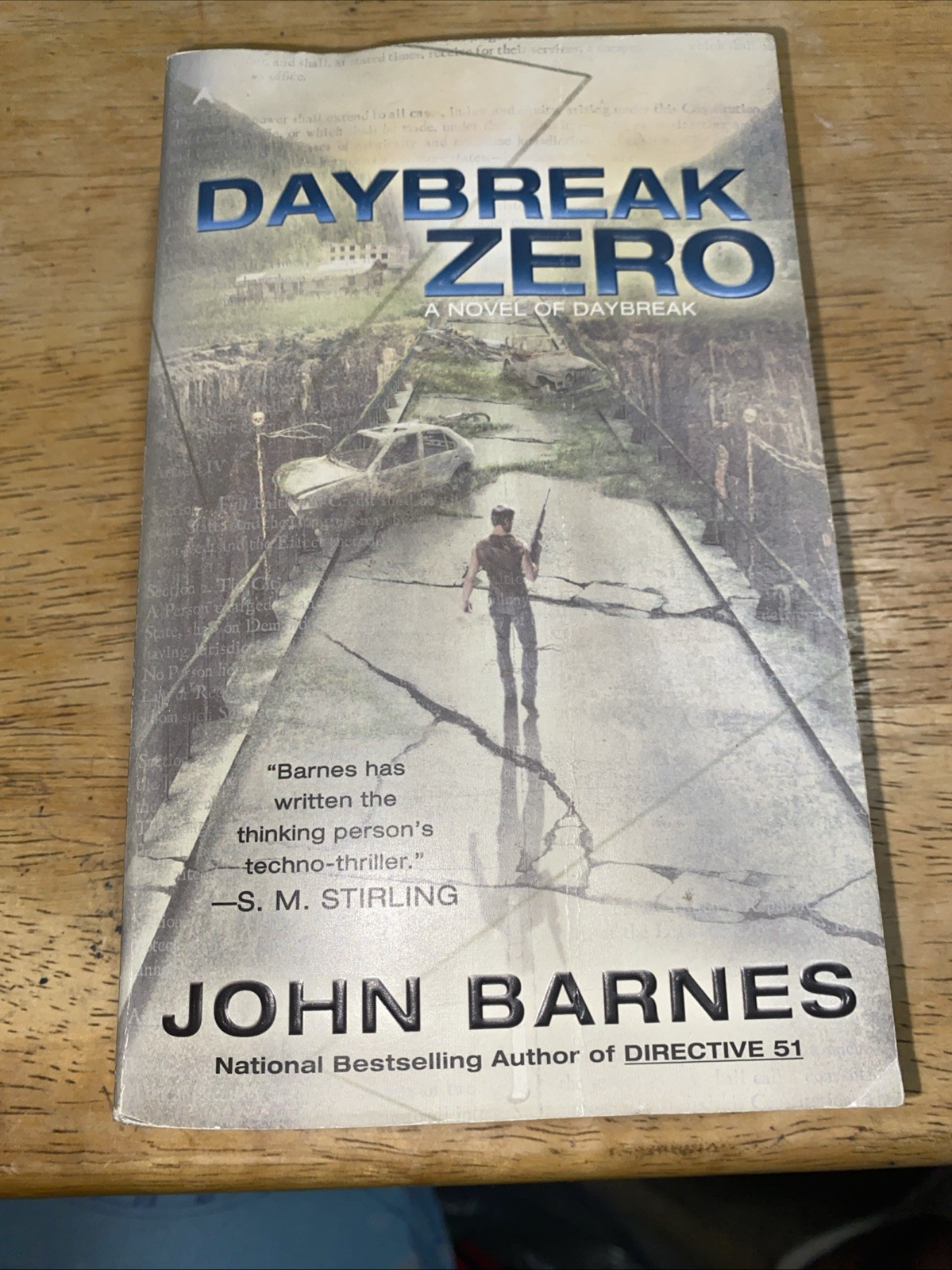 Pre-owned Paperback “DAYBREAK ZERO” By JOHN BARNES 418 Pages