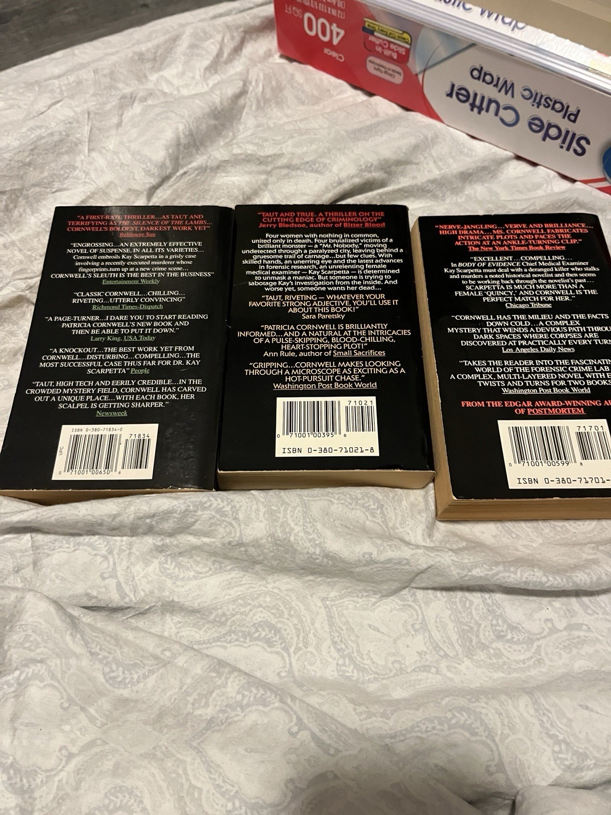 Lot of 3 Patricia Cornwell PAPERBACK Mystery Books