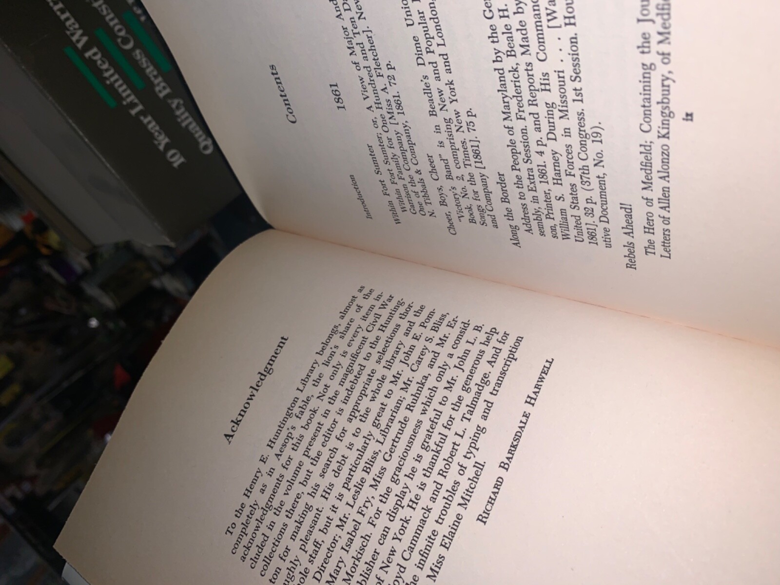 Civil War Reader Richard B. Harwell