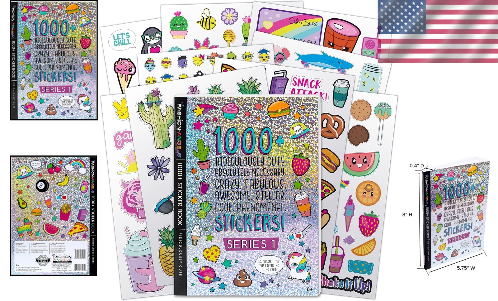 Diverse 1000+ Assorted Stickers for Kids – Scrapbooking, Planners & Fun Rewards