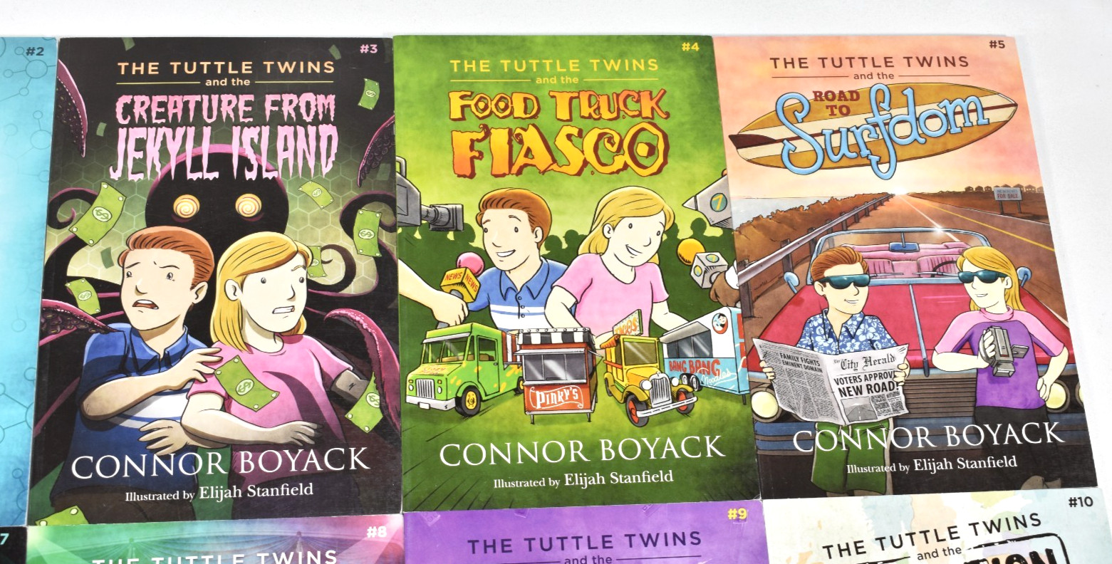The Tuttle Twins 1-13 Lot of 13 Connor Boyack Paperback Books Series Set