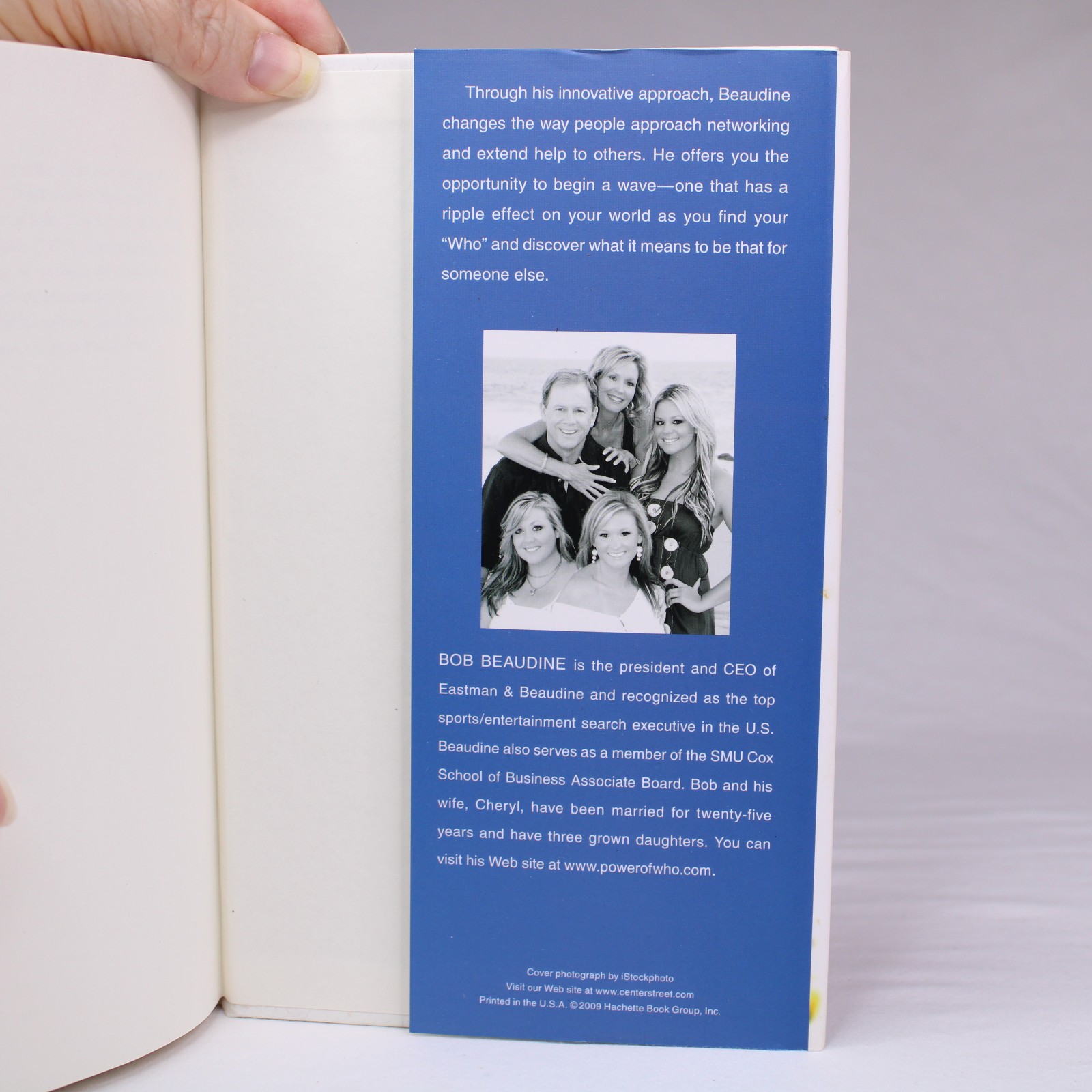 Signed The Power of Who by Bob Beaudine Hardcover Book Dust Jacket 2009