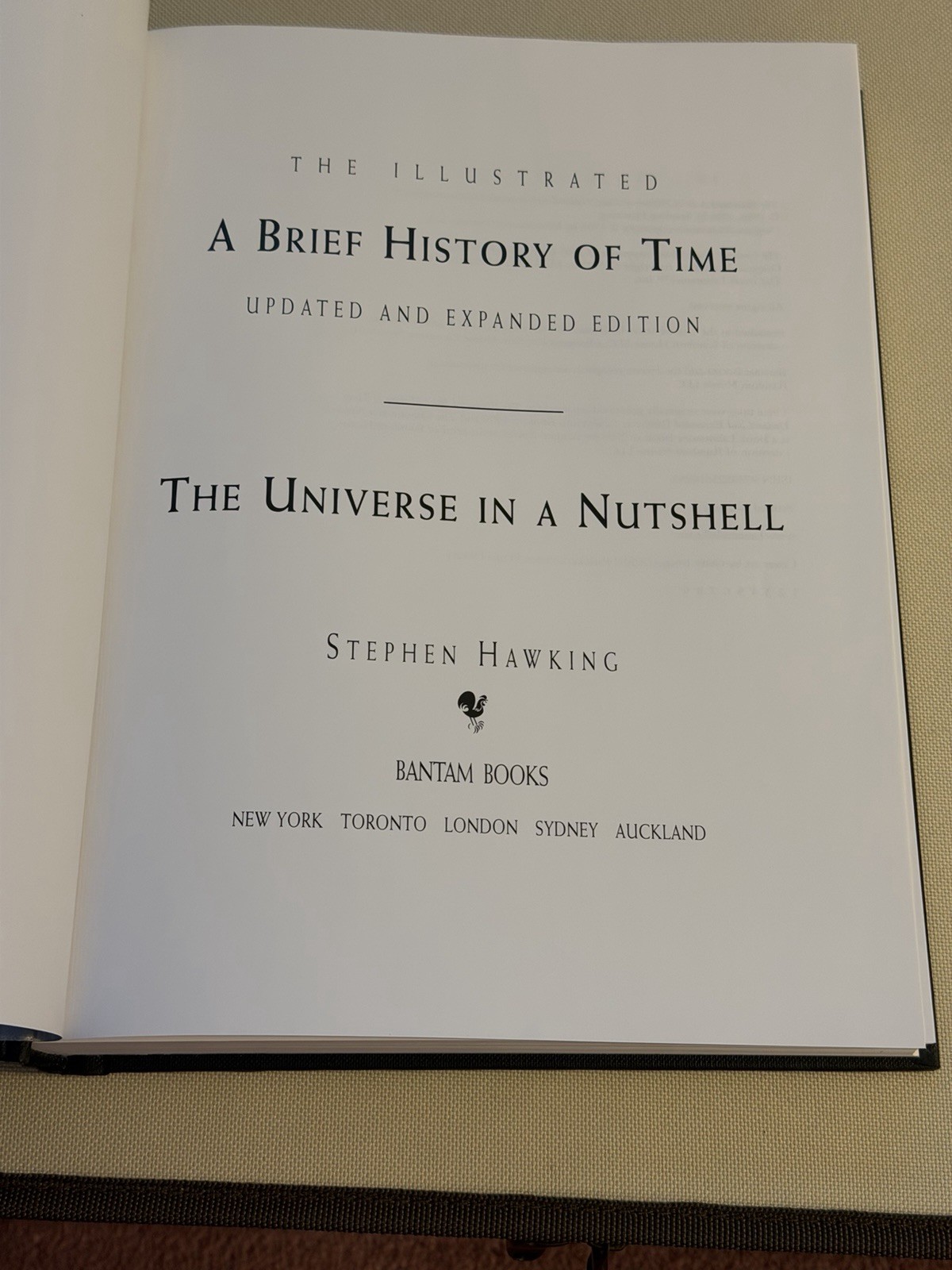 Stephen Hawking A Brief History of Time & The Universe in a Nutshell 2001