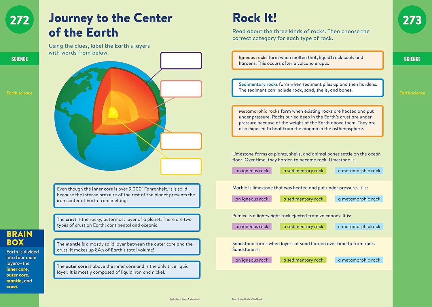 Brain Quest Workbook: 5th Grade Revised Edition