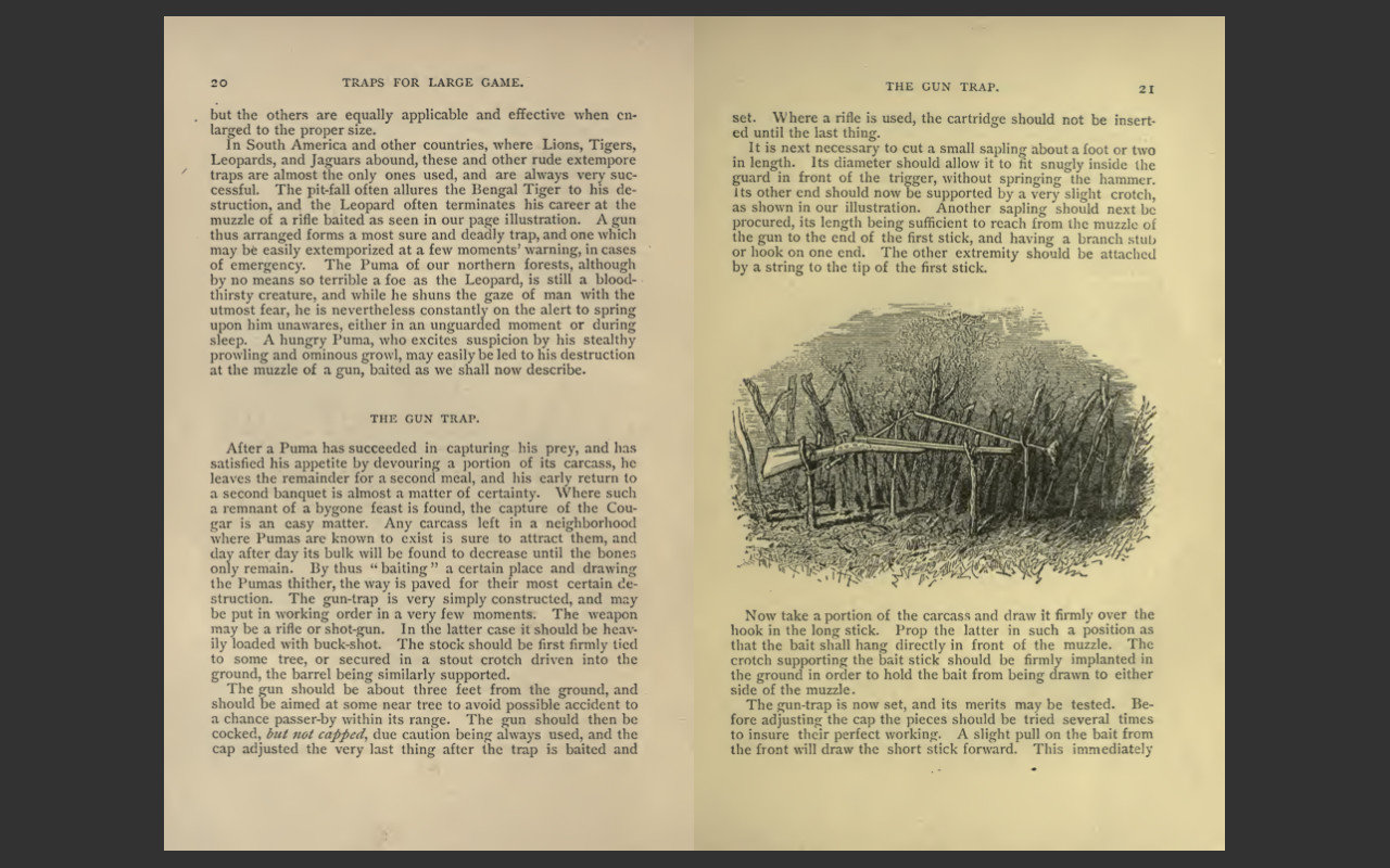 Camp Life in the Woods and the Tricks of Trapping and Trap Making -E-Book CD-ROM