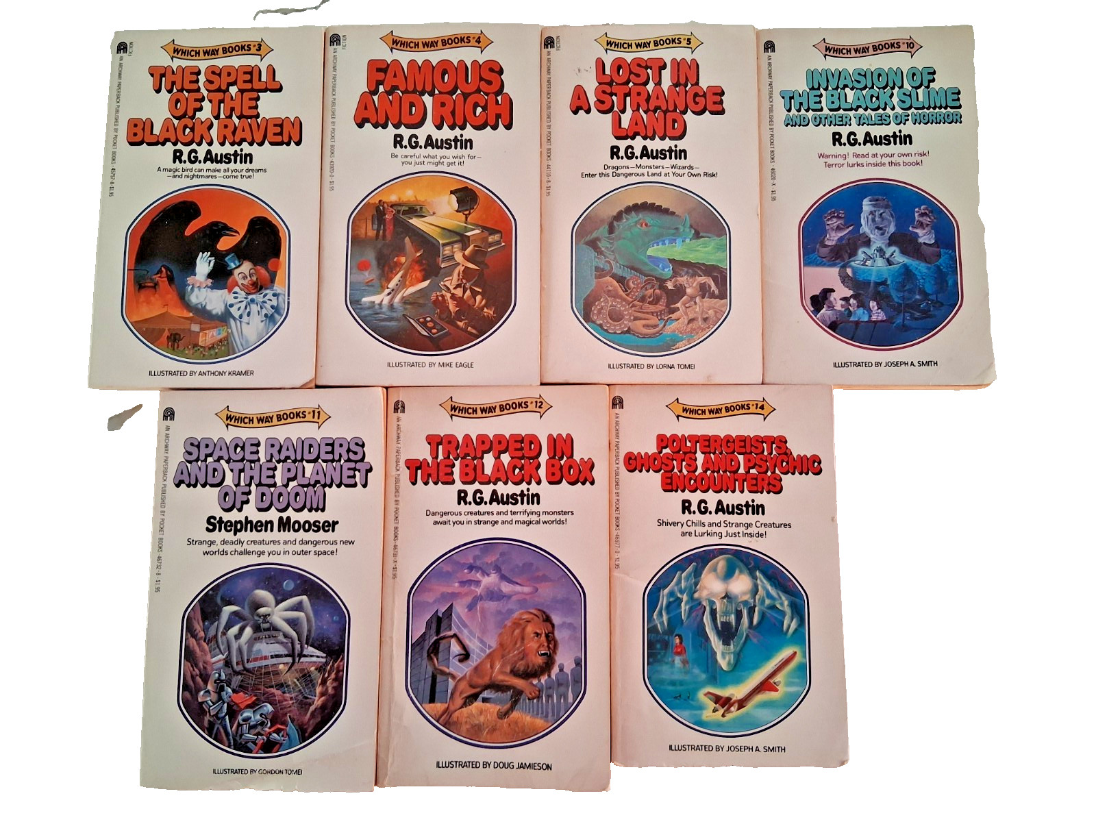 VINTAGE REAL 1980s Choose Your Own Adventure CYOA Lot Of 18 + 7 Which Way Books