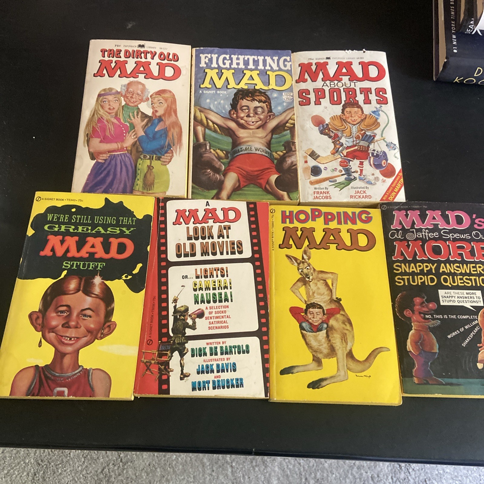 Vintage MAD Magazine Books Lot Of 7 Paperbacks G+ – VG Condition