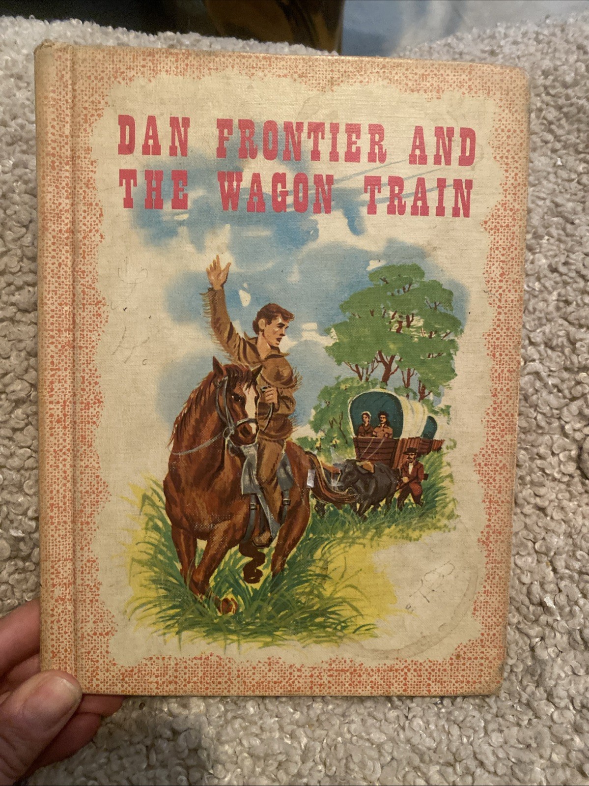 Dan Frontier and the Wagon Train William Hurley 1965 Illustrated Western Benefic