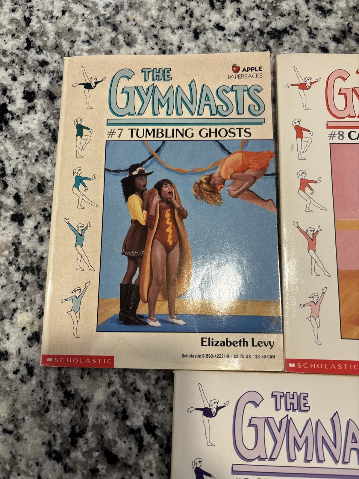 Vtg. The Gymnasts by Elizabeth Levy Lot of 3 Books #7-9