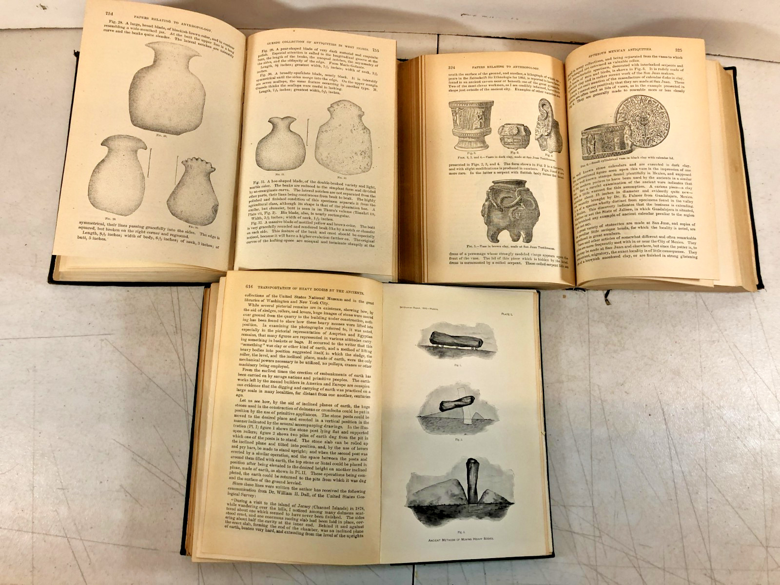 Annual Report Of The Smithsonian Institution, 13 v., Ex-library,1868-1899,ESet-6