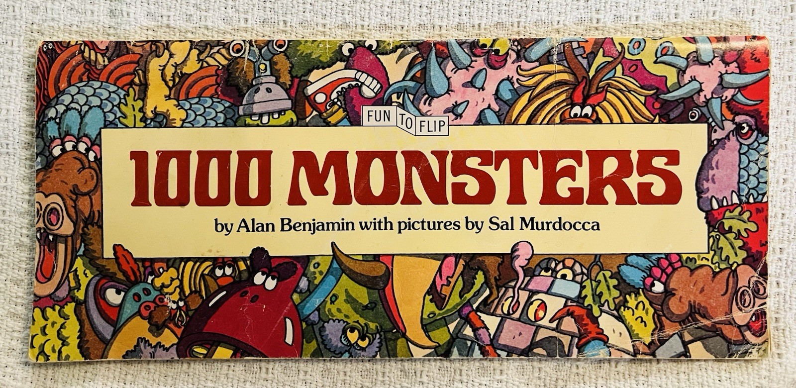 FUN TO FLIP 1000 MONSTERS By Alan Benjamin & Sal Murdocca Vintage Flip Book