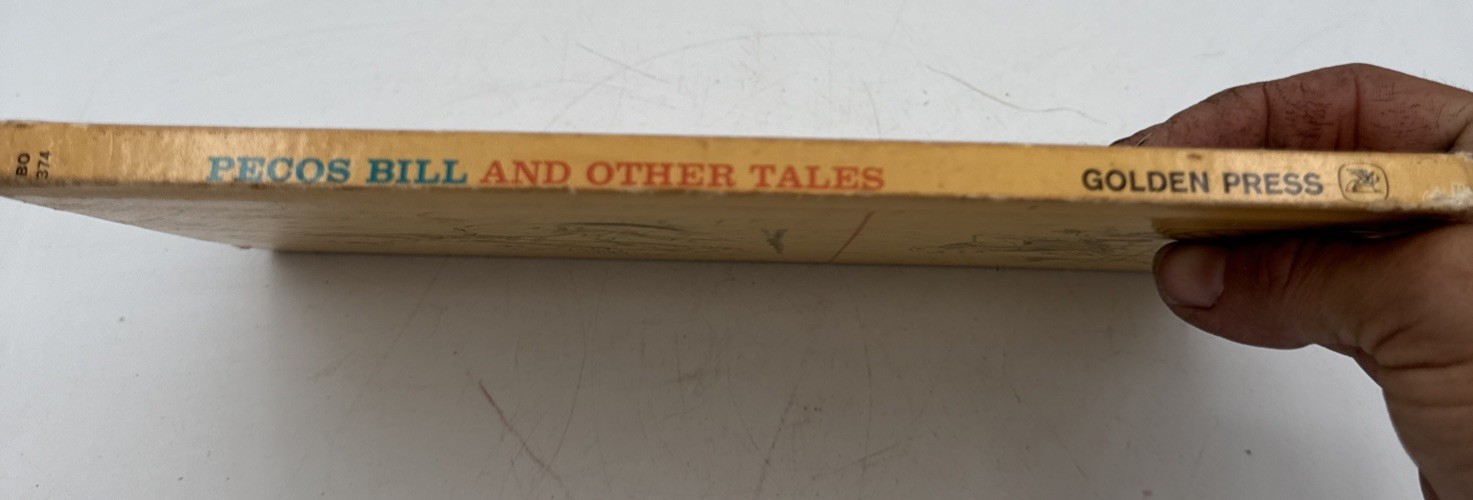 VTG Pecos Bill and Other Tales 1958 Golden Press HC Irwin Shapiro Al Schmidt Art