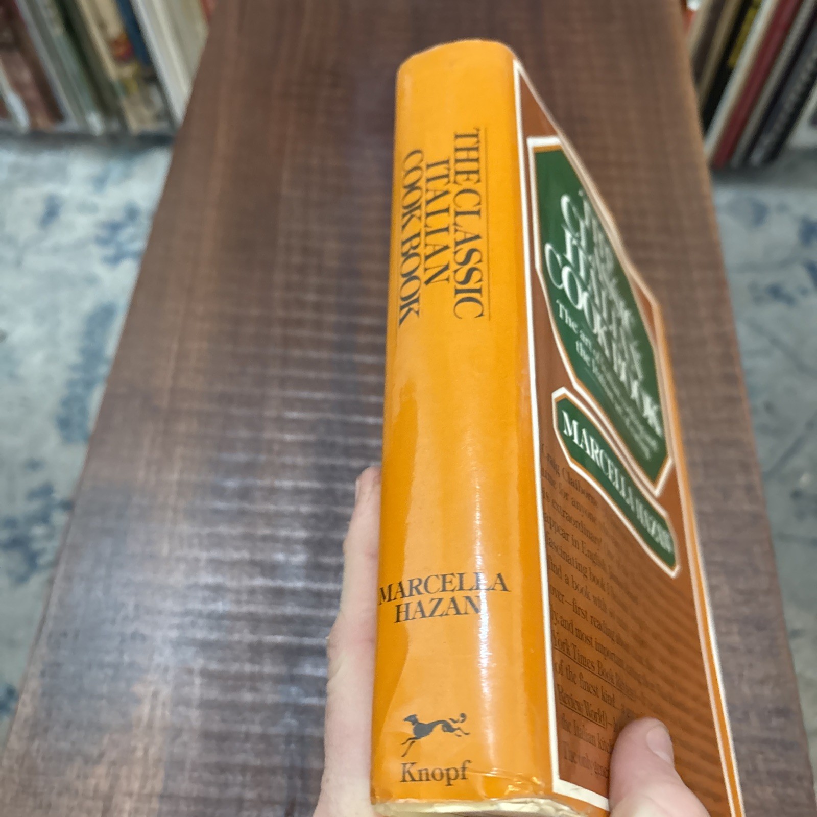 The Classic Italian Cook Book Marcella Hazan Hardcover K2