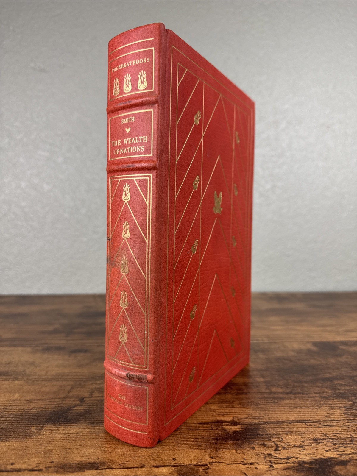 The Wealth of Nations by Adam Smith Franklin Library Leatherbound Edition 1978