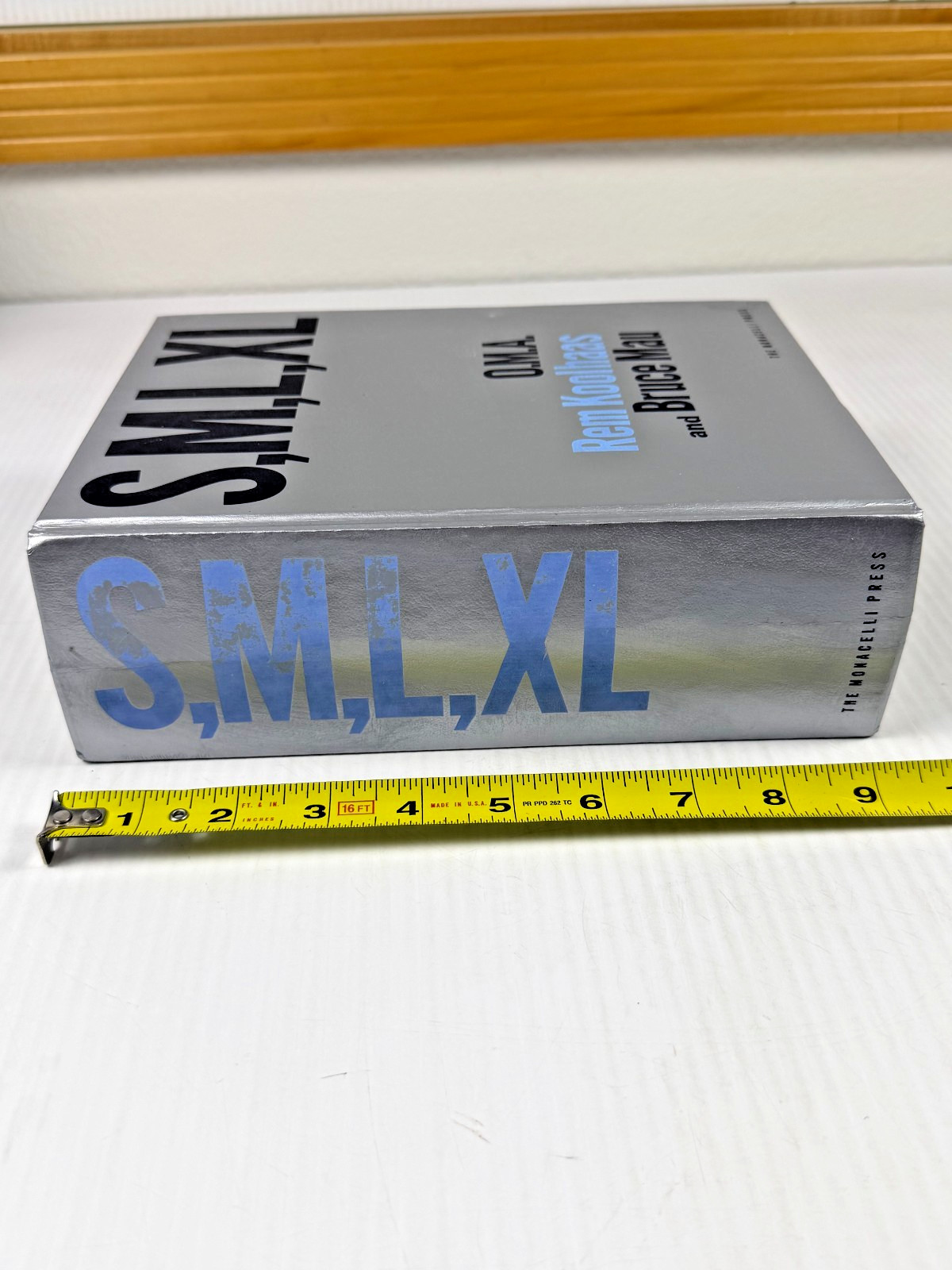 S, M, L, XL by O.M.A, Rem Koolhaas, & Bruce Mau Hardcover Book Monacelli Press