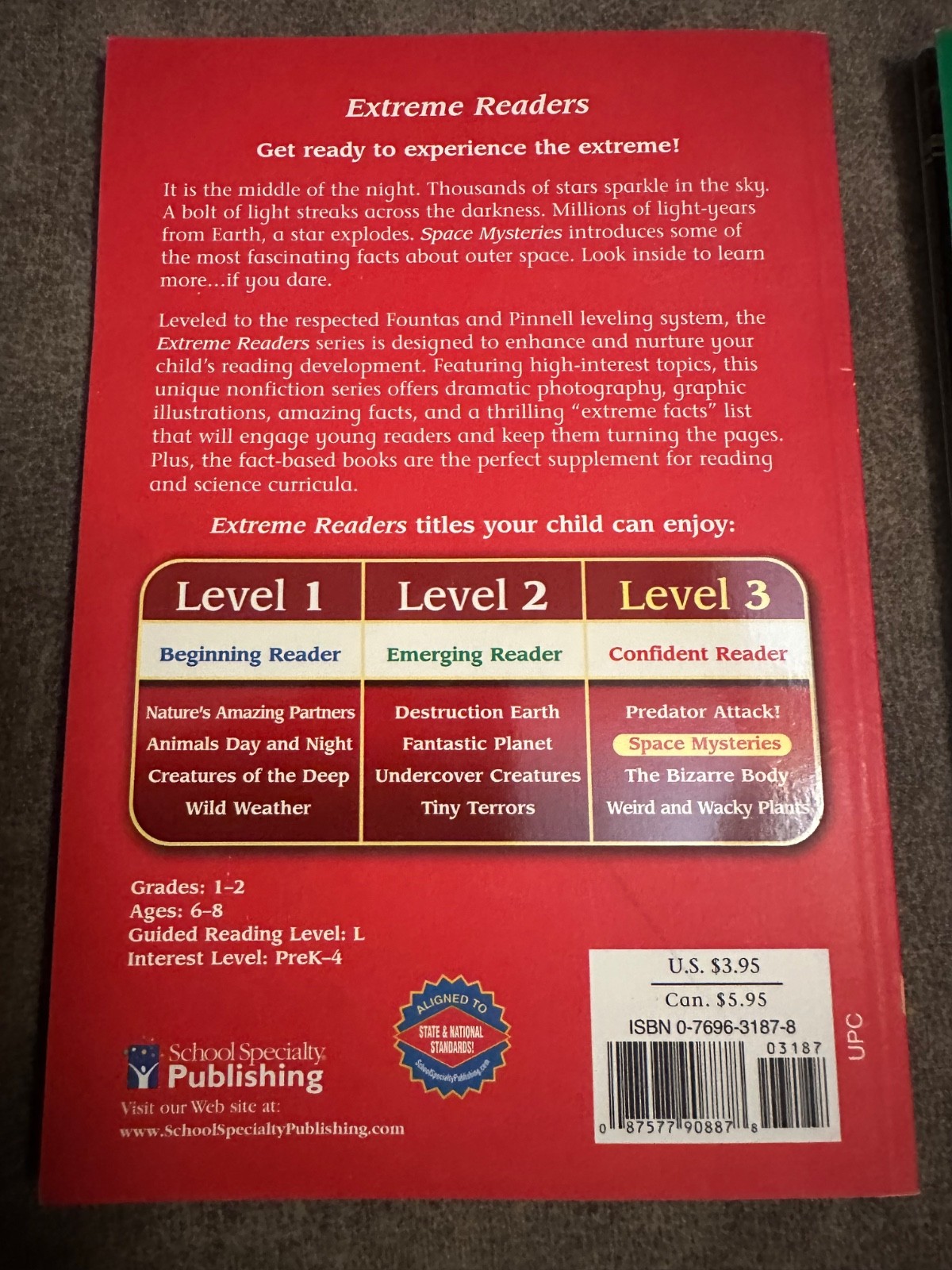 2 Nonfiction Books from Extreme Readers Series Written by Katharine Kenah