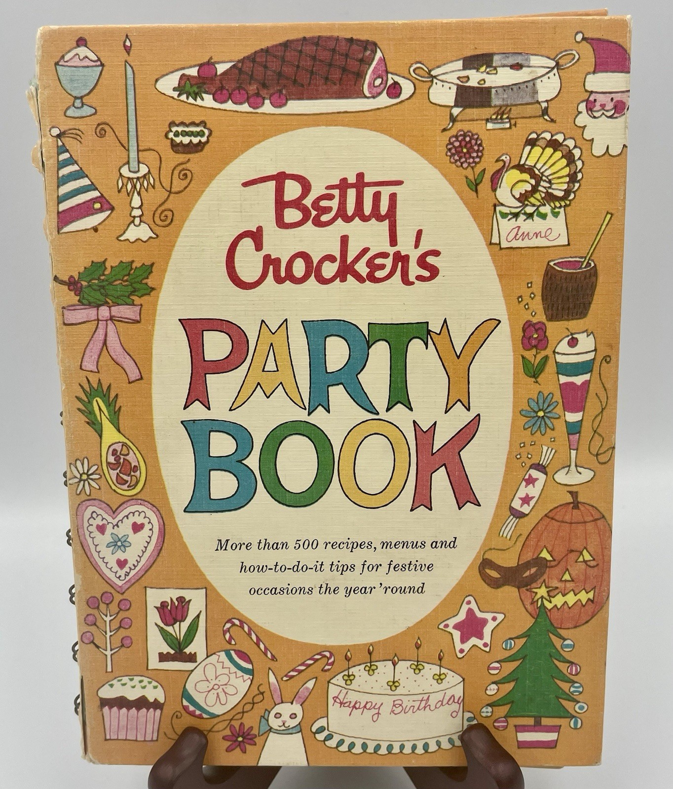Betty Crocker’s Party Book Cookbook 1959 1st Edition 1st Printing Vtg Hardcover