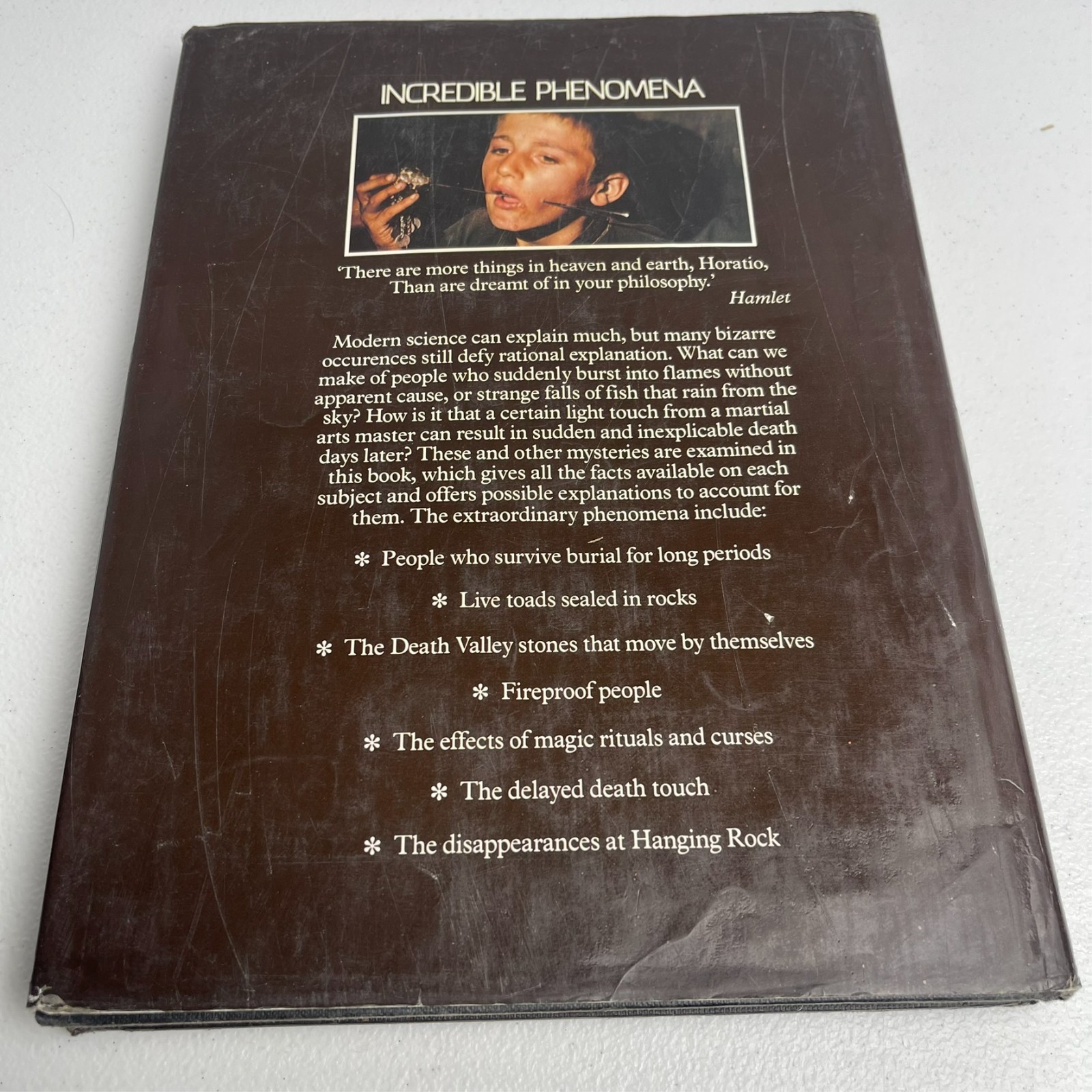 Incredible Phenomena – Brian Inlis – The Unexplained File VTG HC
