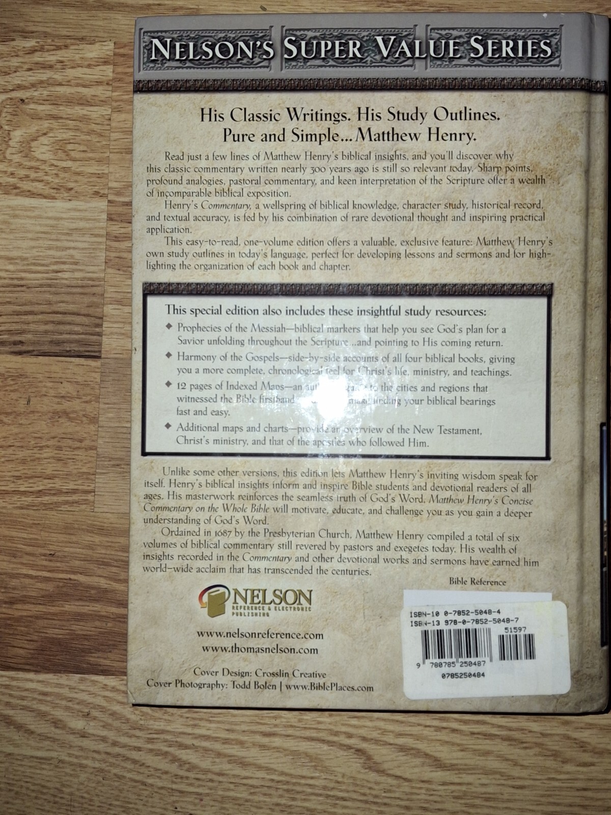 Matthew Henry’s Concise Commentary on the Whole Bible Nelsons Super Value Series