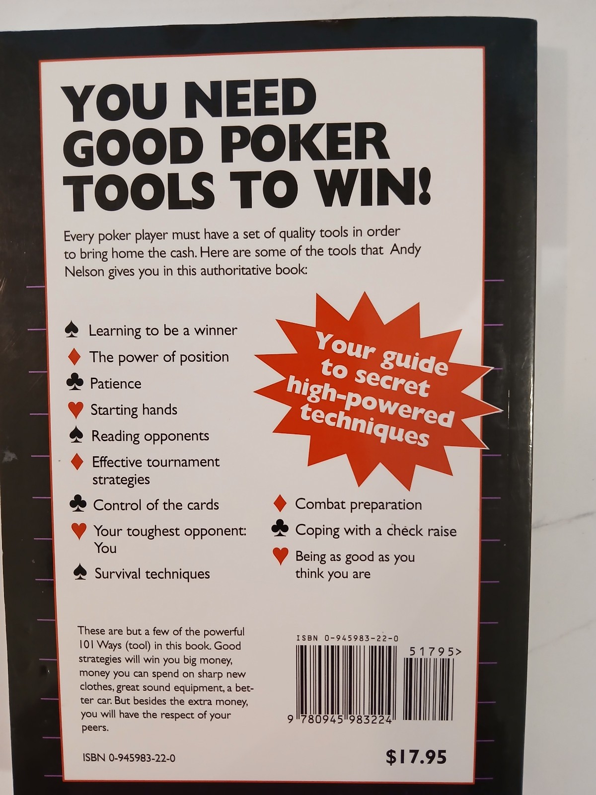 POKER: lOT OF 11 Texas Hold Em, Omaha, Tournament Power & more