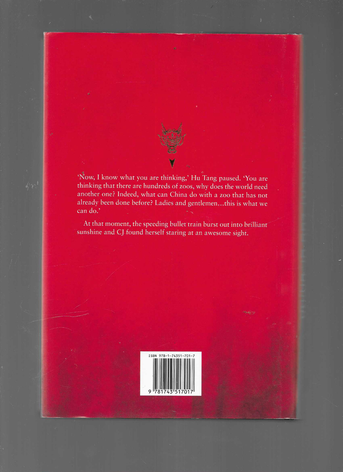 Matthew Reilly / The Great Zoo Of China H/C D/J