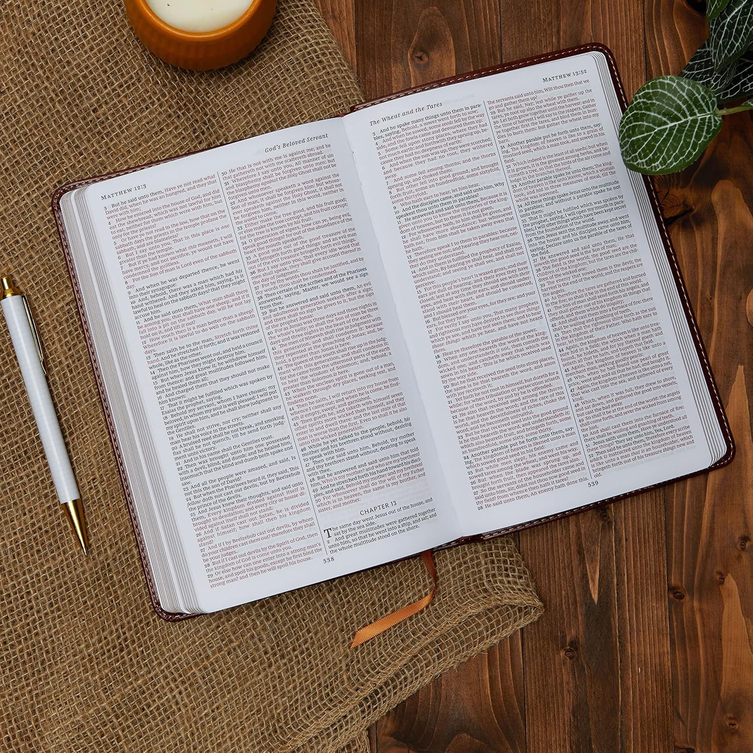 KJV Holy Bible Gift & Award Edition Black Leather-Look Red Letter Comfort Print