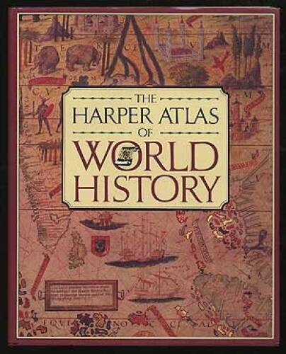 The Harper Atlas of World History – Hardcover By Pierre Vidal-Naquet – GOOD