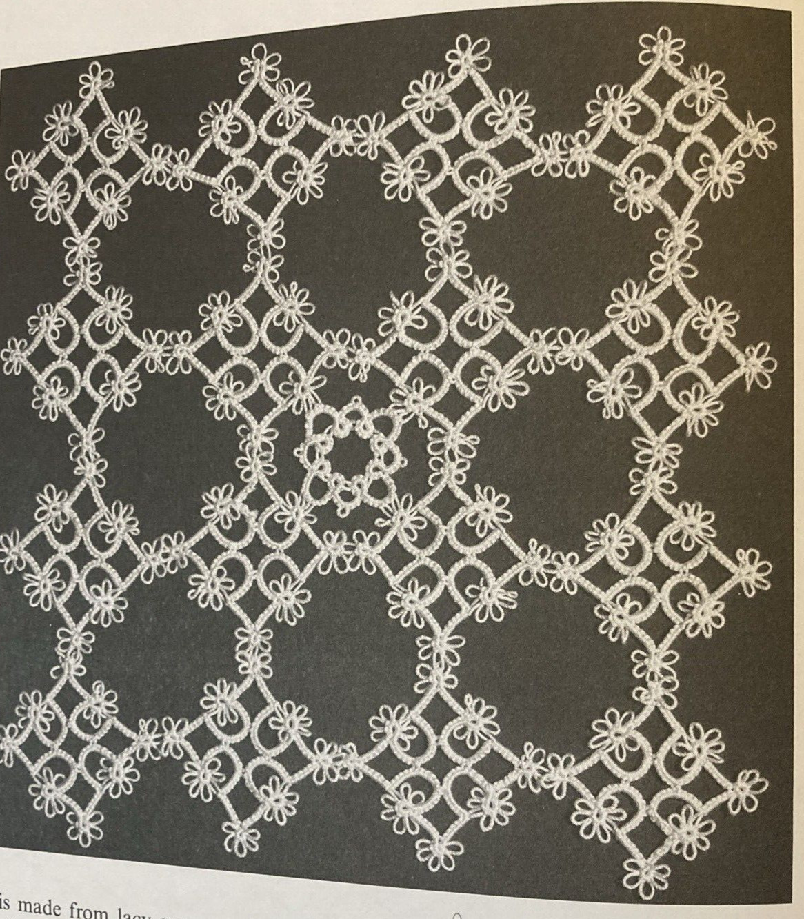 Vtg Rare Dover Needlework Series Easy Tatting book 1999 by Rozella F. Linden