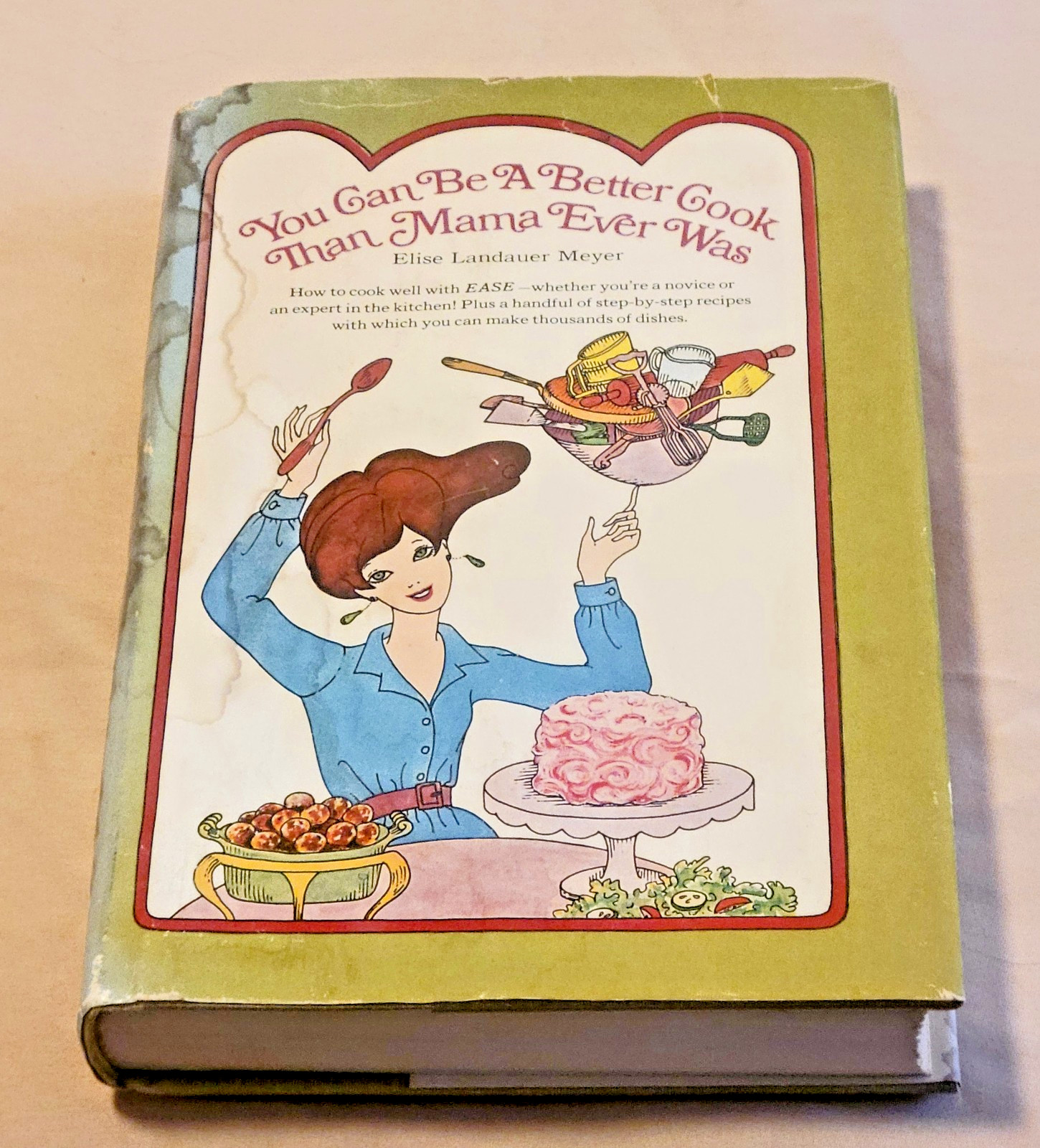 Better Cook Than Mama Ever Was 1968 Vintage Hardcover Cookbook Retro Recipe Gift
