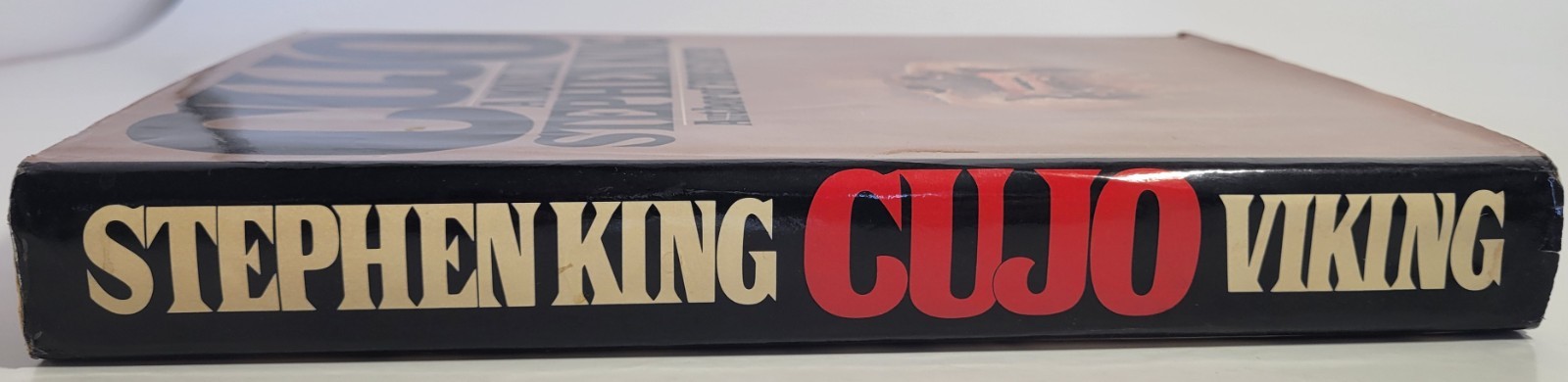 CUJO – Stephen King 1st Edition 1st Print 1981 Viking HC DJ $13.95 Unclipped