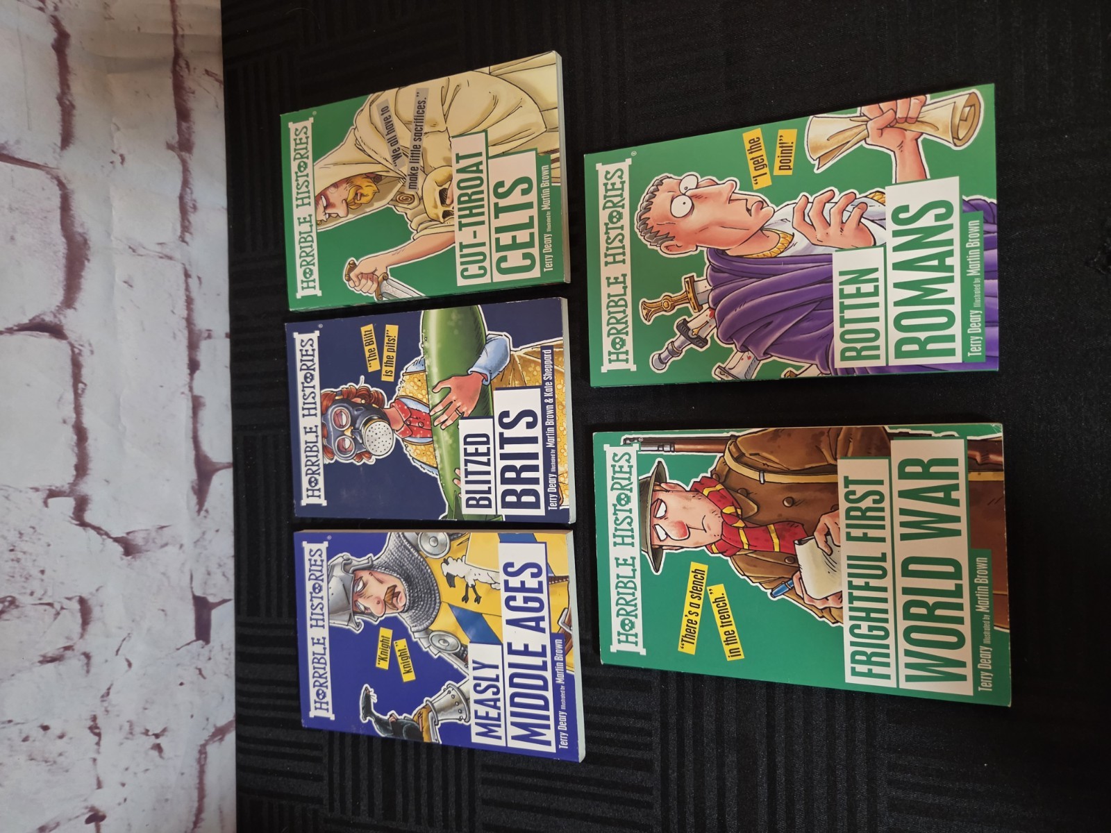 19 out of 20 Horrible Histories Box Set Terry Deary Scholastic PB