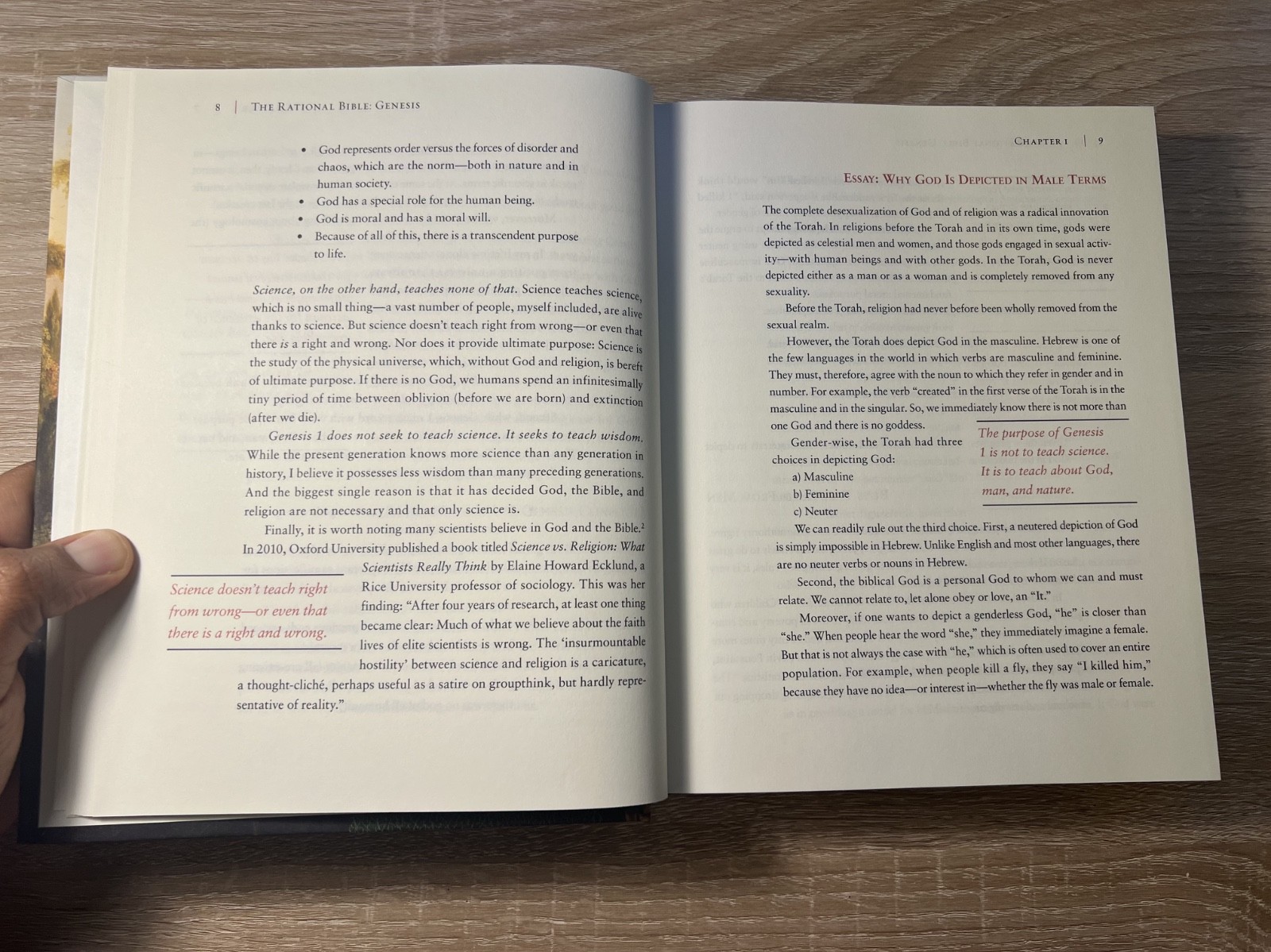 The Rational Bible Genesis God Creation Destruction Dennis Prager Hardcover Book