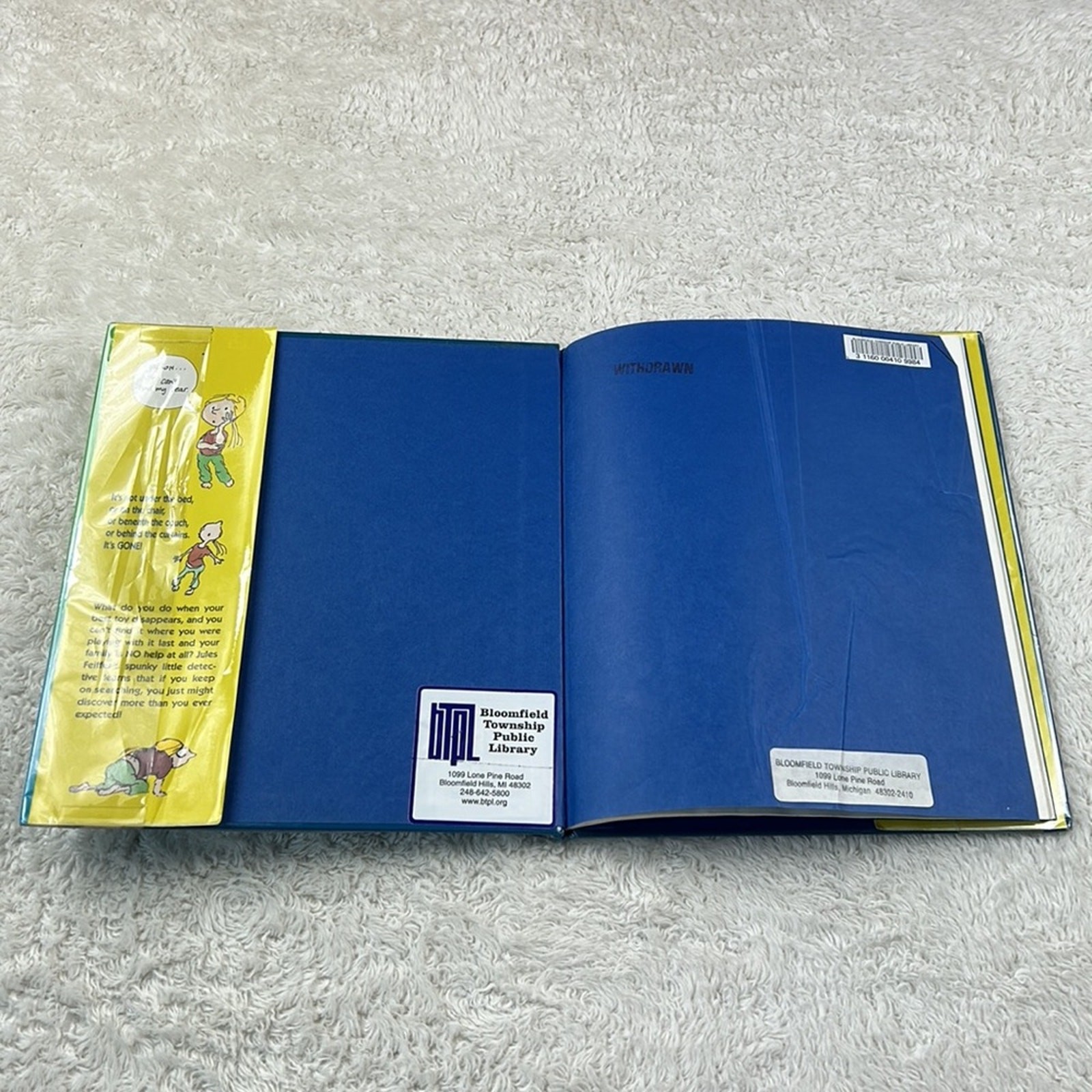 Jules Feiffer Picture Book bundle lot – I lost my Bear and The Odious Ogre