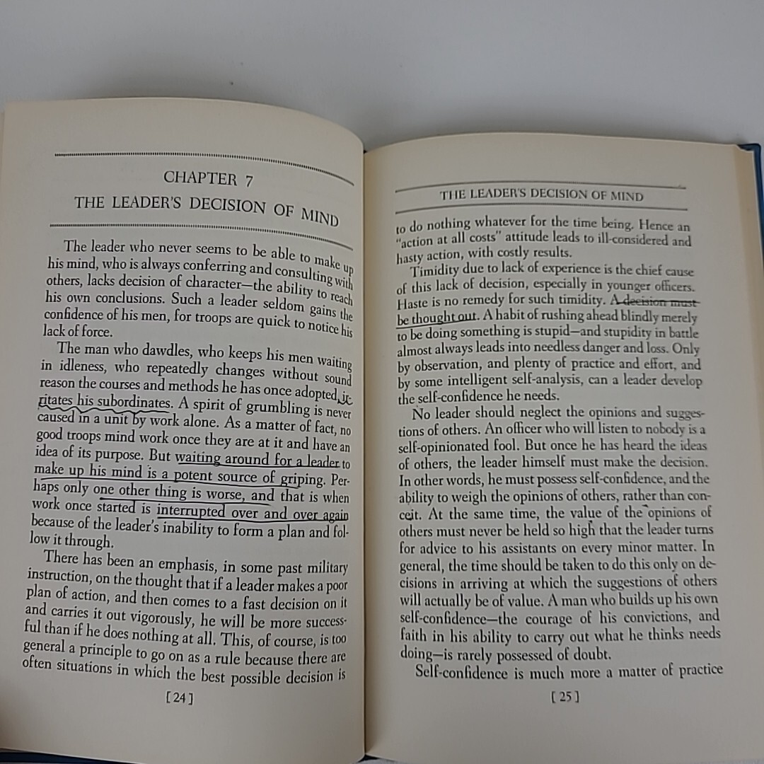 **SIGNED COPY** Leadership For American Army Leaders by Edward Lyman Munson Jr.