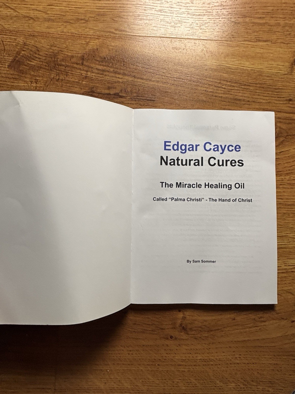 Edgar Cayce Natural Cures: The Miracle Healing Oil Called Palma Christi – The Ha