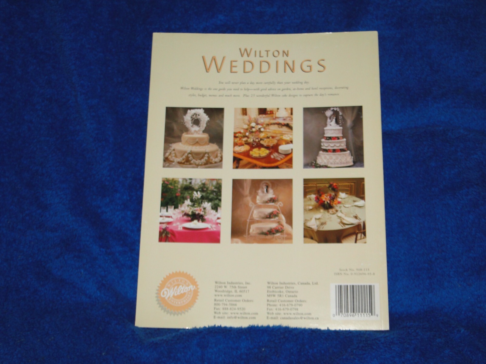 New Wilton Wedding Book, copywrite 1996, 136 pages soft cover