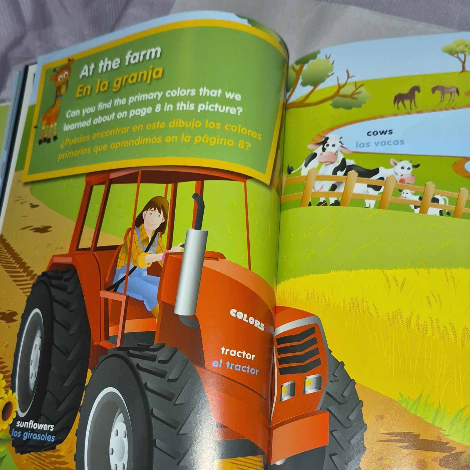 southwestern advantage My Book of Colors Hardcover Bilingual