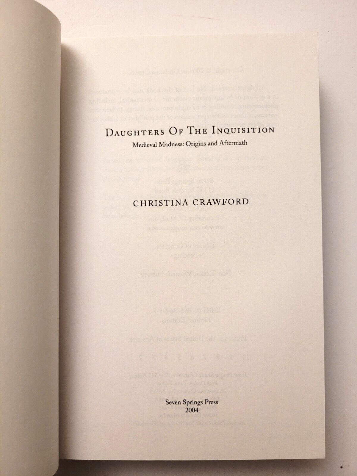 DAUGHTERS OF THE INQUISITION – CHRISTINA CRAWFORD – 2004 – HC/DJ – 1ST EDITION