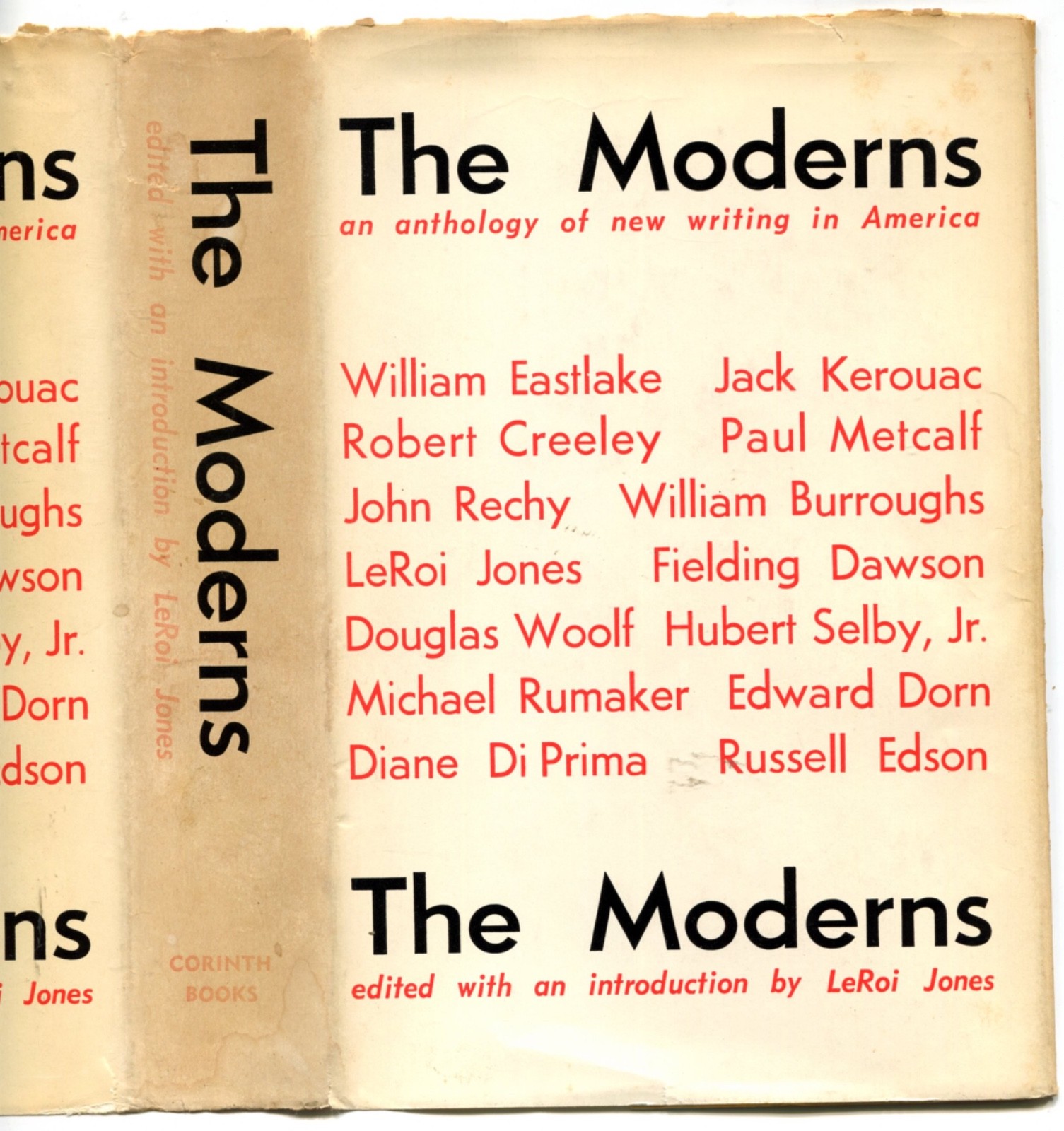 THE MODERNS: AN ANTHOLOGY / LeRoi Jones, editor ~ FIRST ED in DJ ~ VERY GOOD