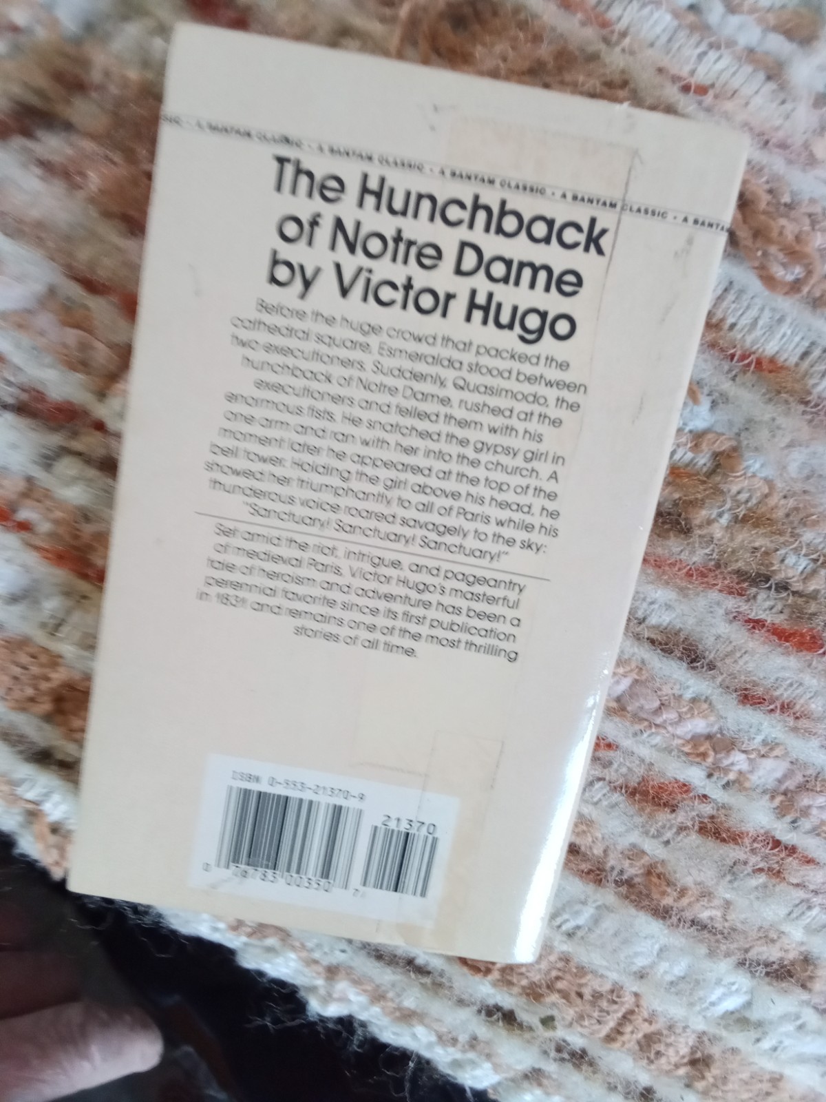 The Hunchback of Notre Dame by Victor Hugo (1984,Pb) A Bantam Classic