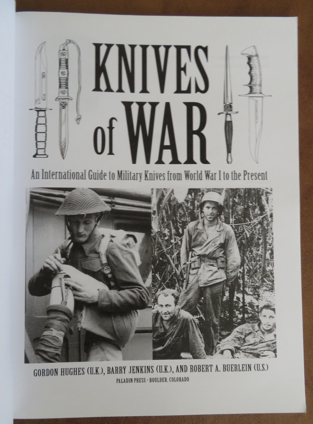 KNIVES OF WAR International Guide Military Knives World War I to Present PB Book