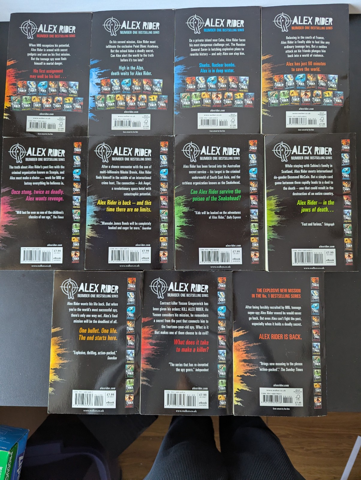 Alex Rider Boxed Set * Volume 1 – 11 * Anthony Horowitz