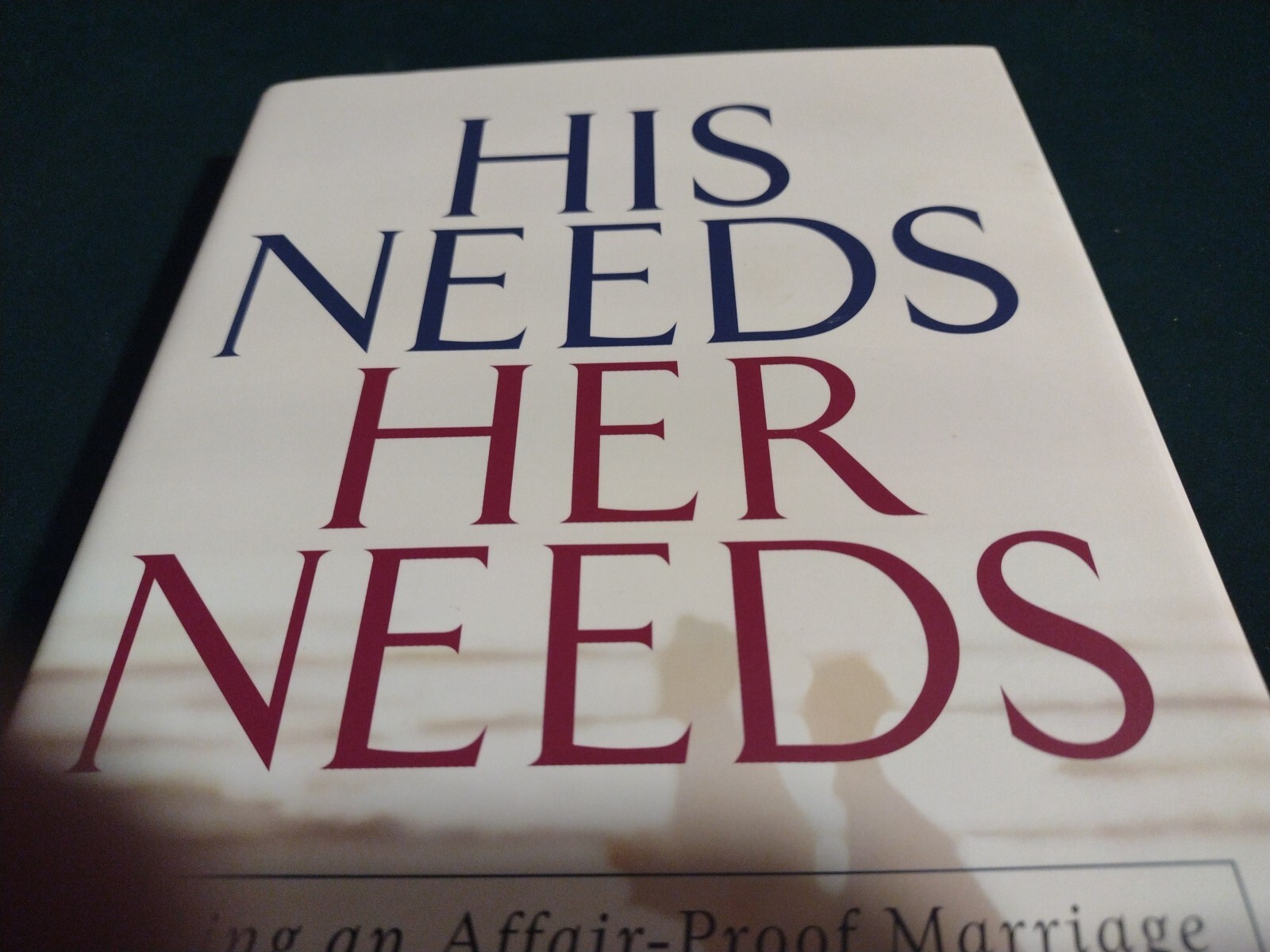 His Needs, Her Needs: Building an Affair-Proof Marriage by Willard F. Harley Jr