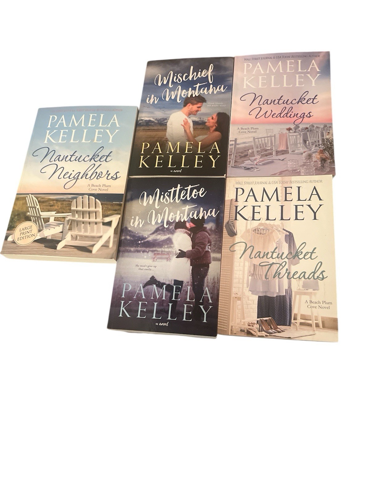 Beach Plum Cove Nantucket Inn Book Series Lot Of 5 Montana Mystery Pamela Kelley
