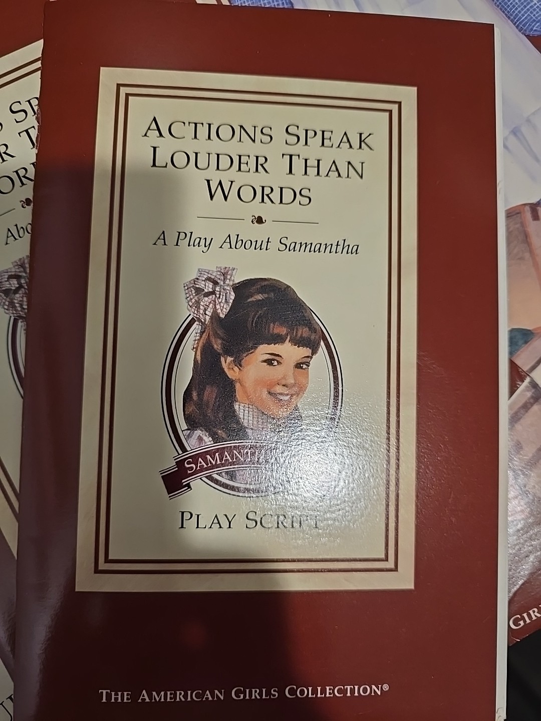 Samantha’s Theater American Girls Pastimes Director Guide Scripts Poster Y0023