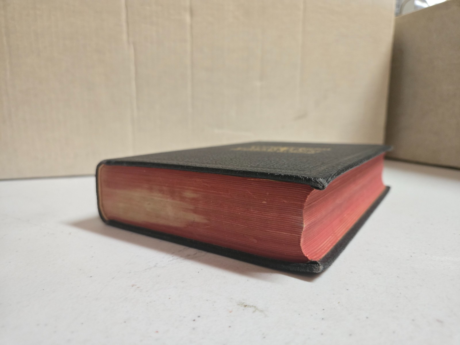 Vintage Gideons Holy Bible National Bible Press King James Version KJV Red Edges