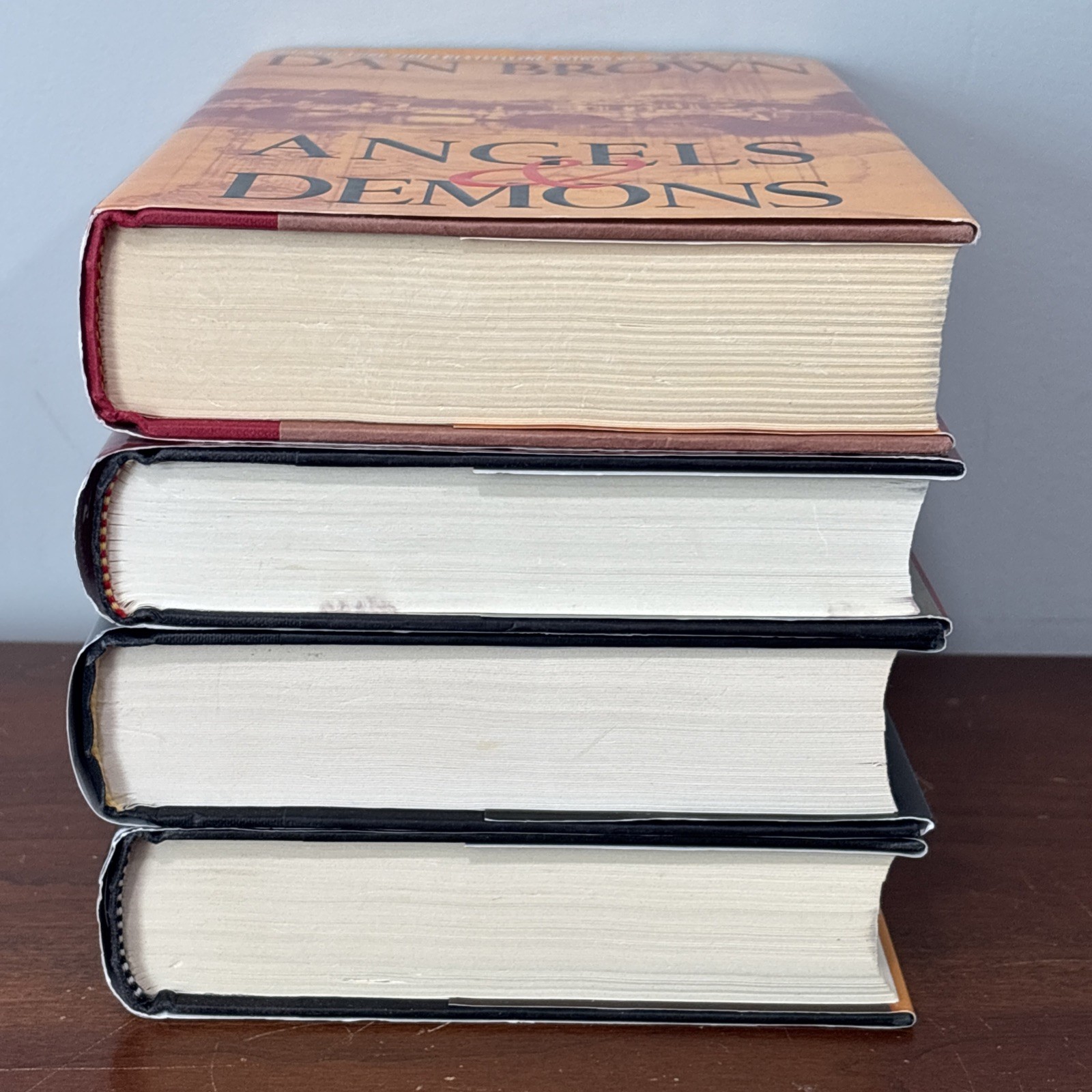 Dan Brown ROBERT LANGDON Series Lot of 4 (#1-4) Lot HC HARDCOVER Books Preowned